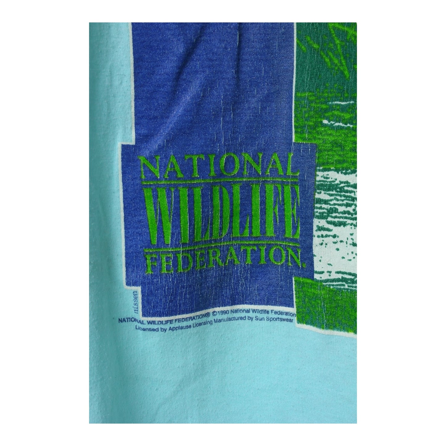 National wildlife fly fishing tee Small