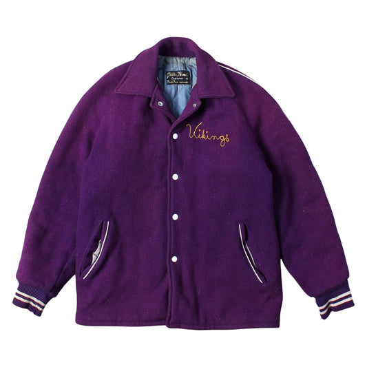 70s Vikings letterman medium