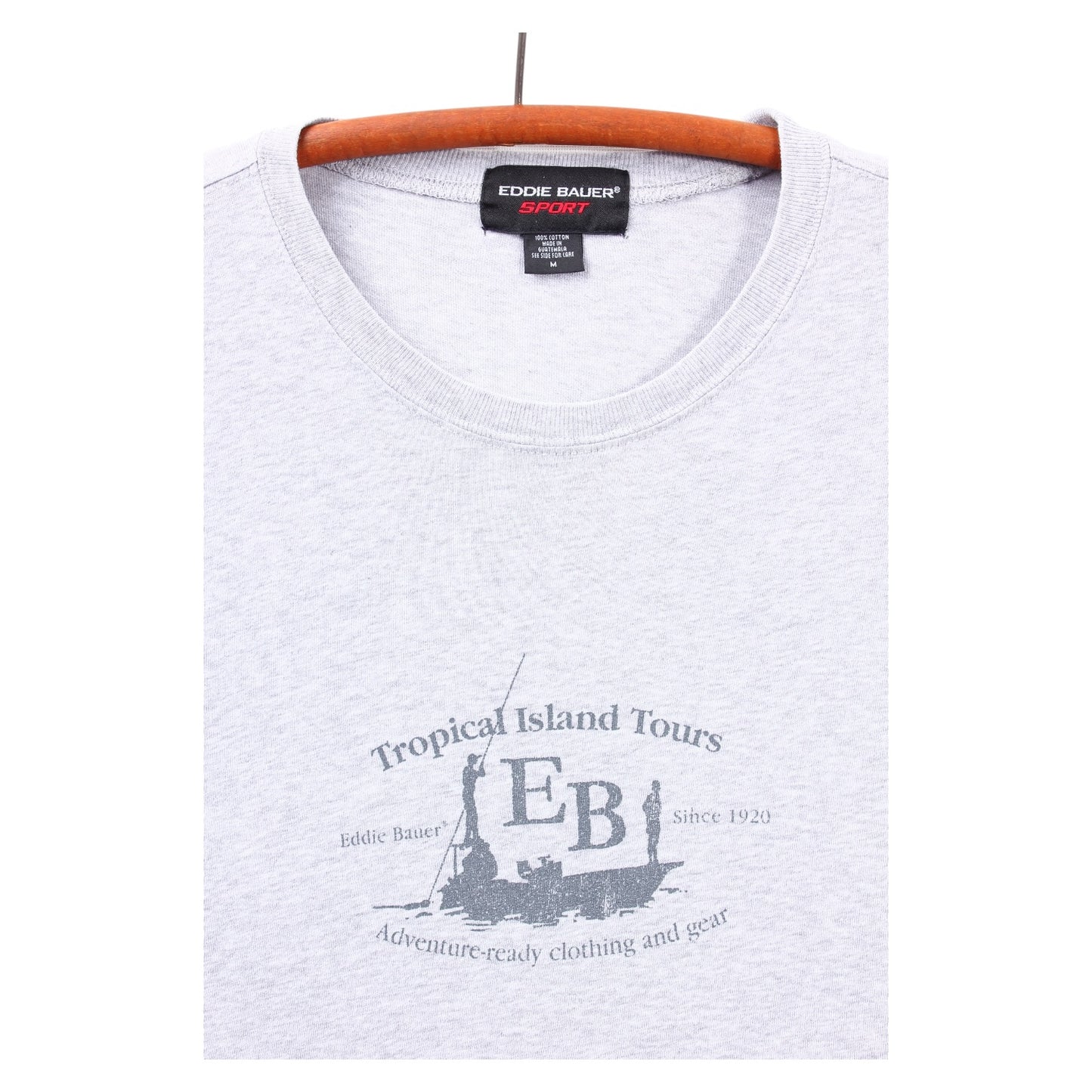 Eddie bauer salt flats tropical fishing tee large
