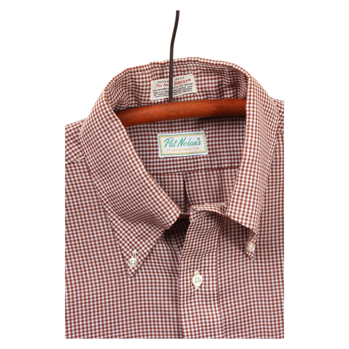 60s Popover button down shirt large