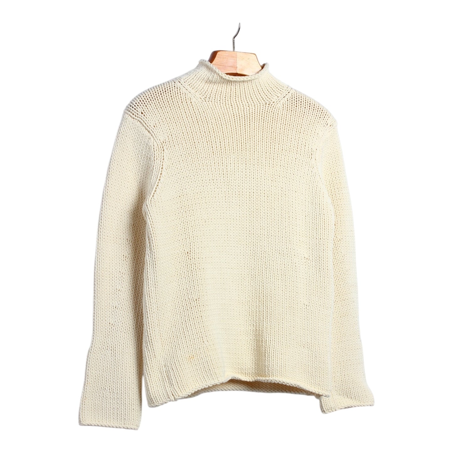 Cotton rollneck sweater S/M