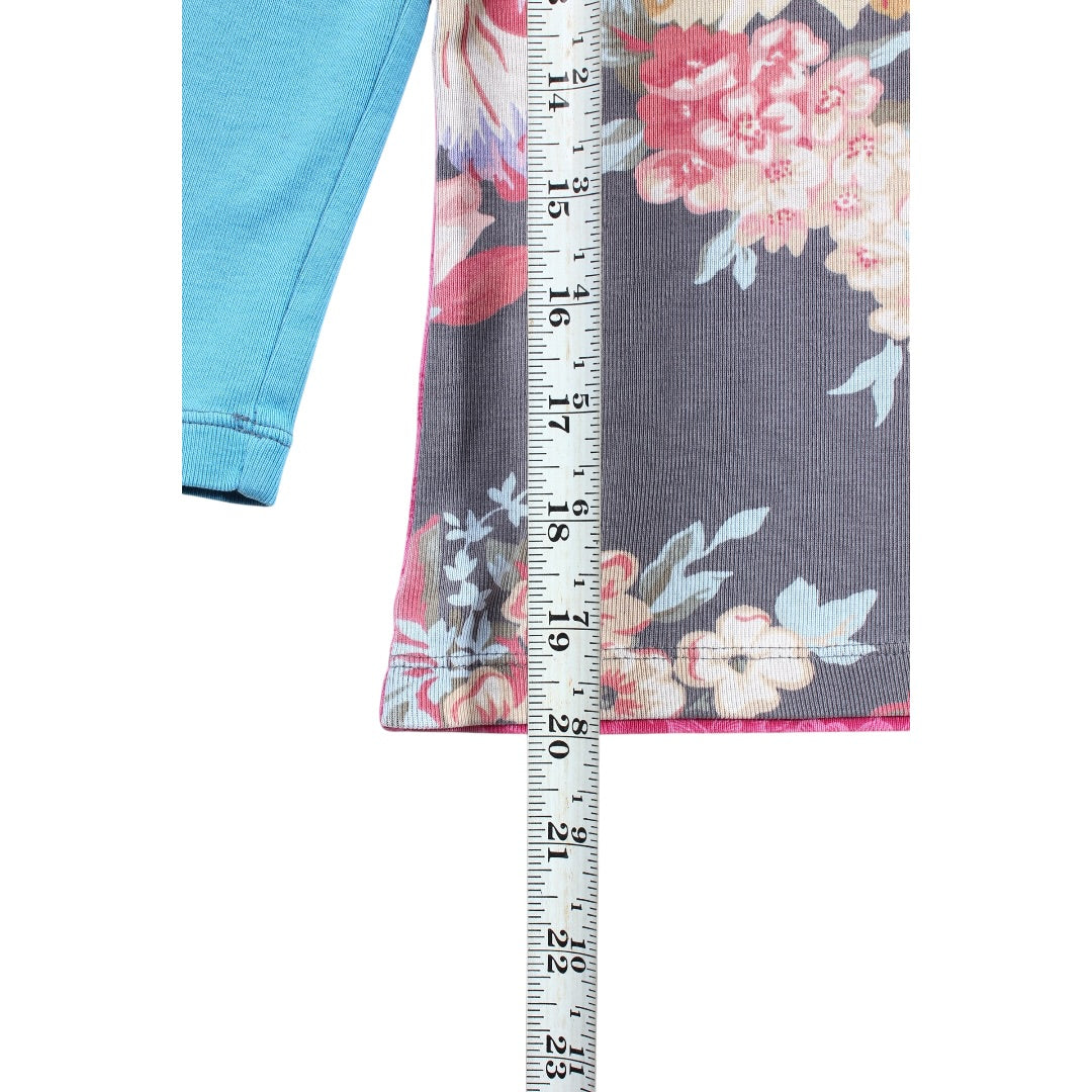 2000s Gap floral 3/4 sleeve XS