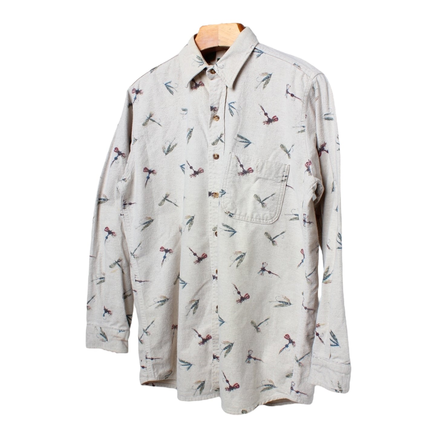 90s Cabellas chamois fly shirt XL