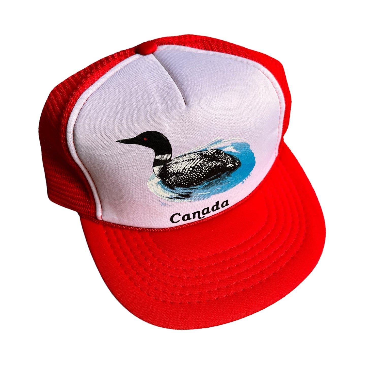 Canada loon trucker hat