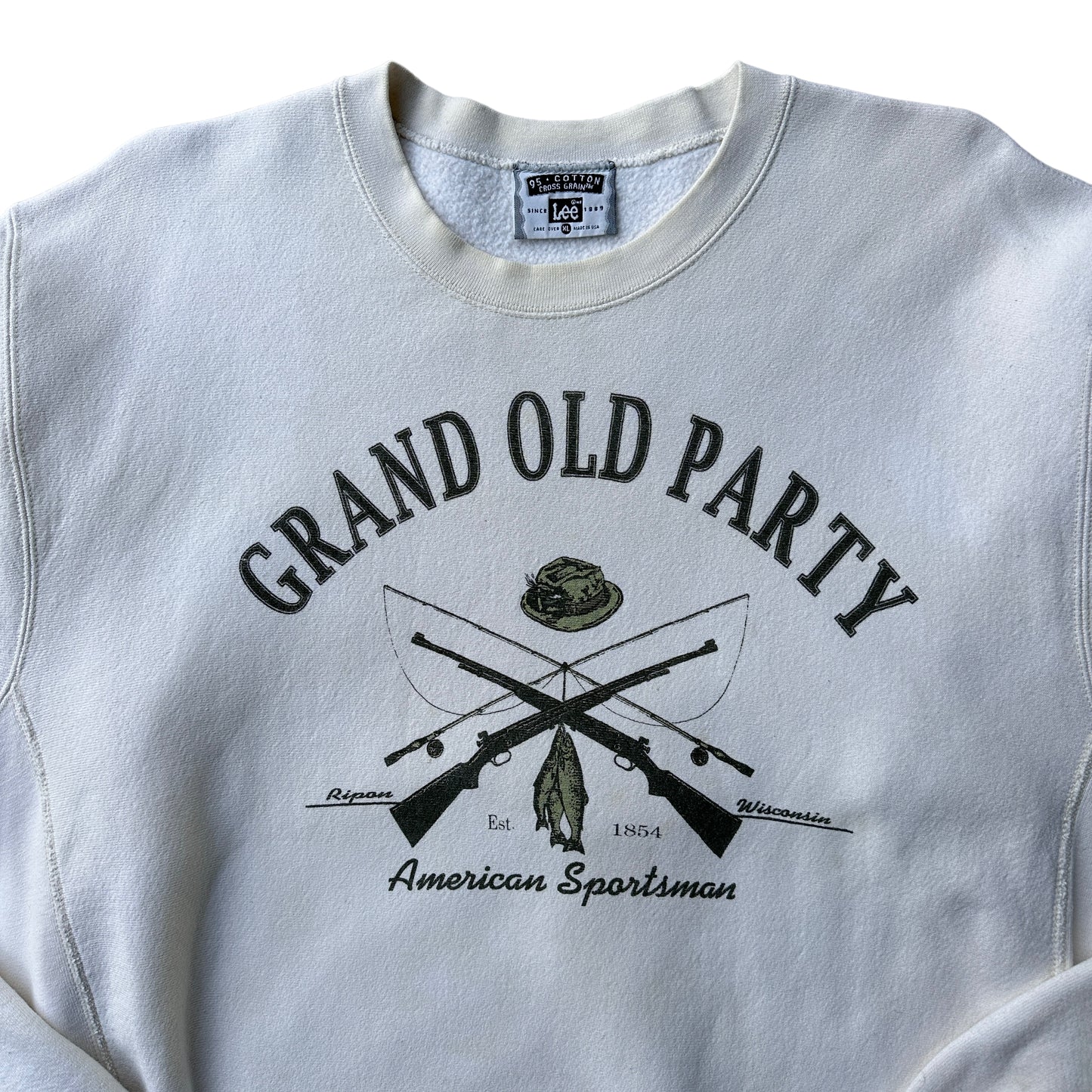 Grand old party american sportsman heavy weight sweatshirt large