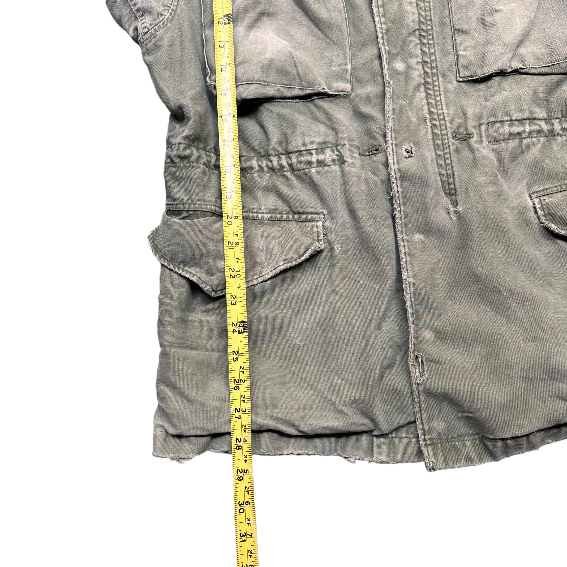 Thrashed military jacket Small – Vintage Sponsor