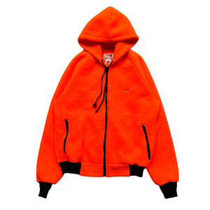 Cabelas blaze orange fleece hood medium