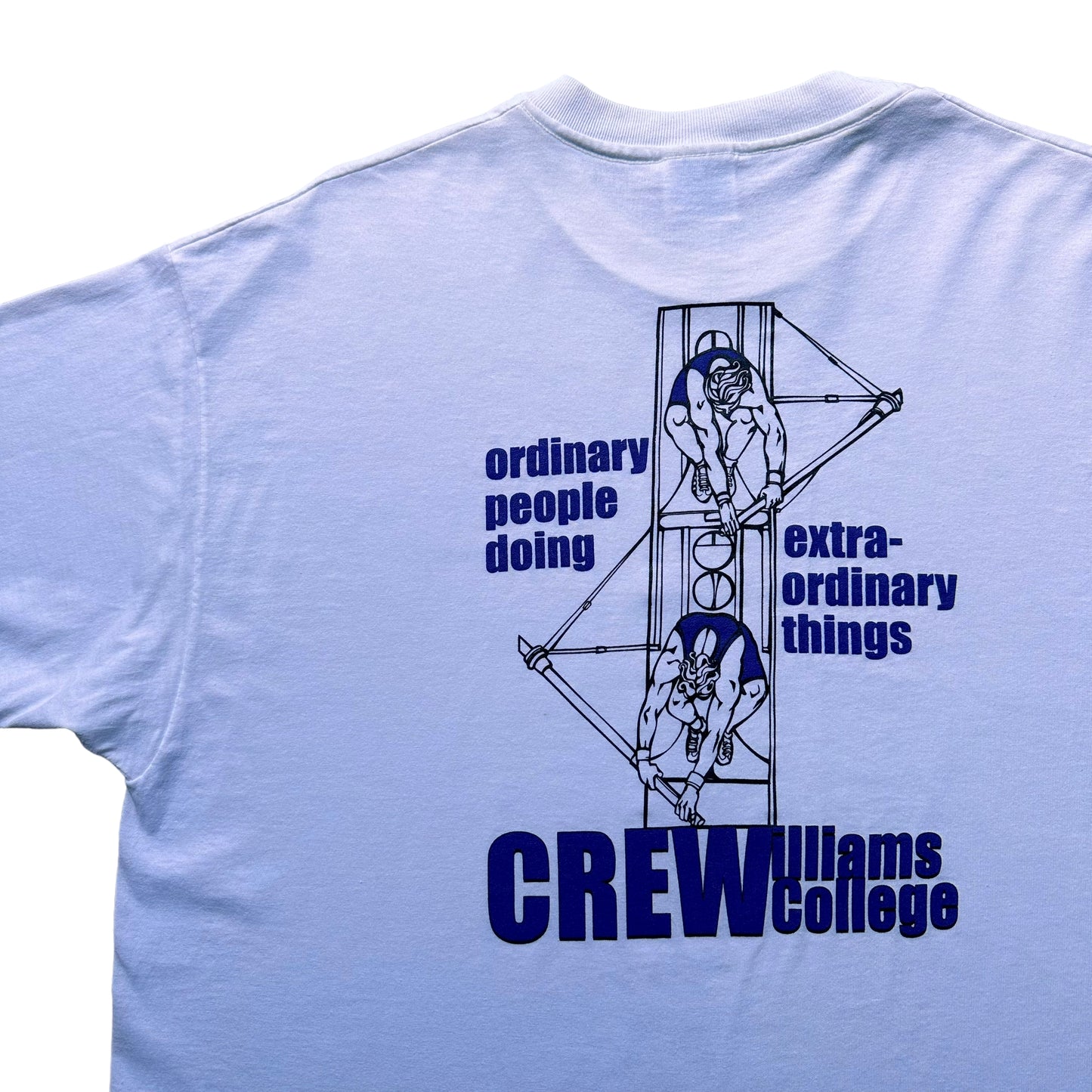 williams college crew tee XL