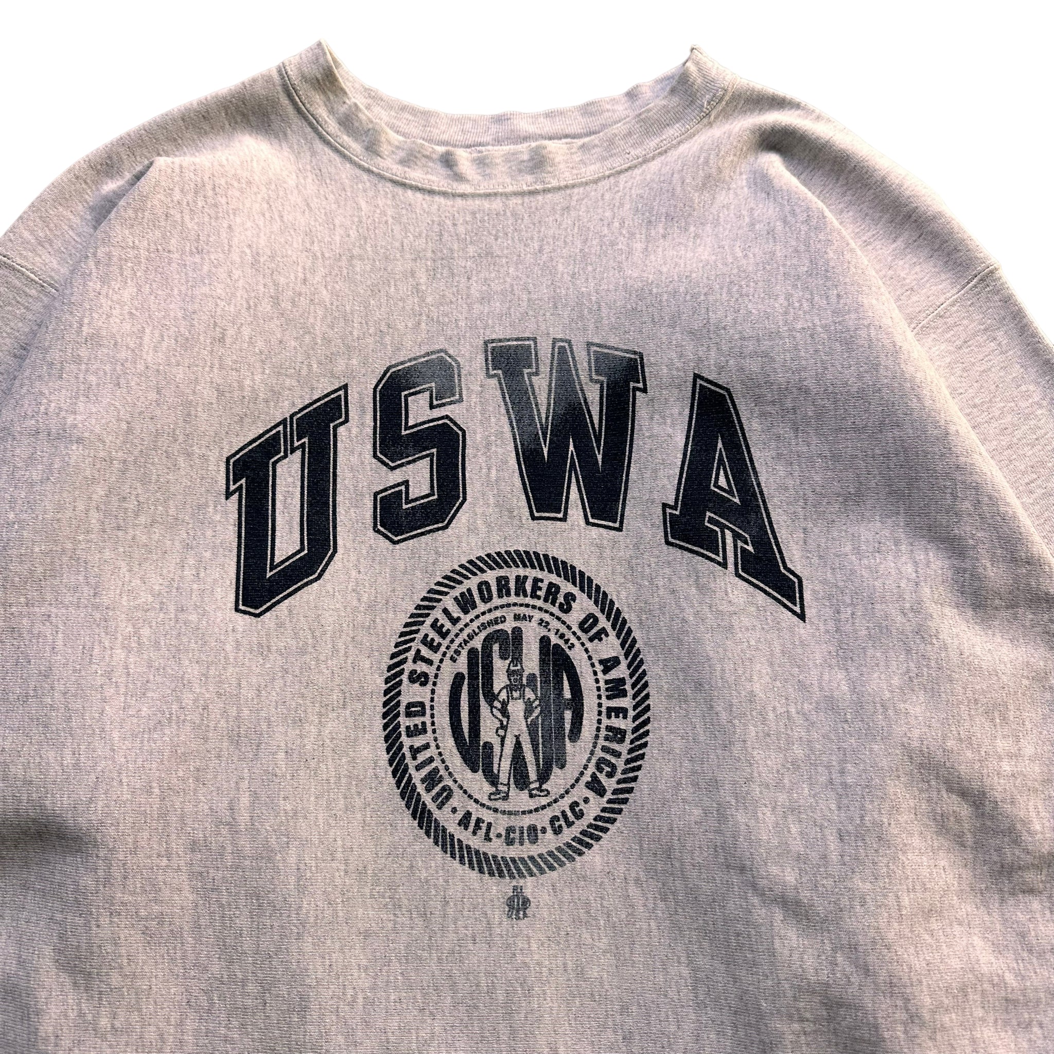 90s Steelworkers union heavyweight sweatshirt L/XL