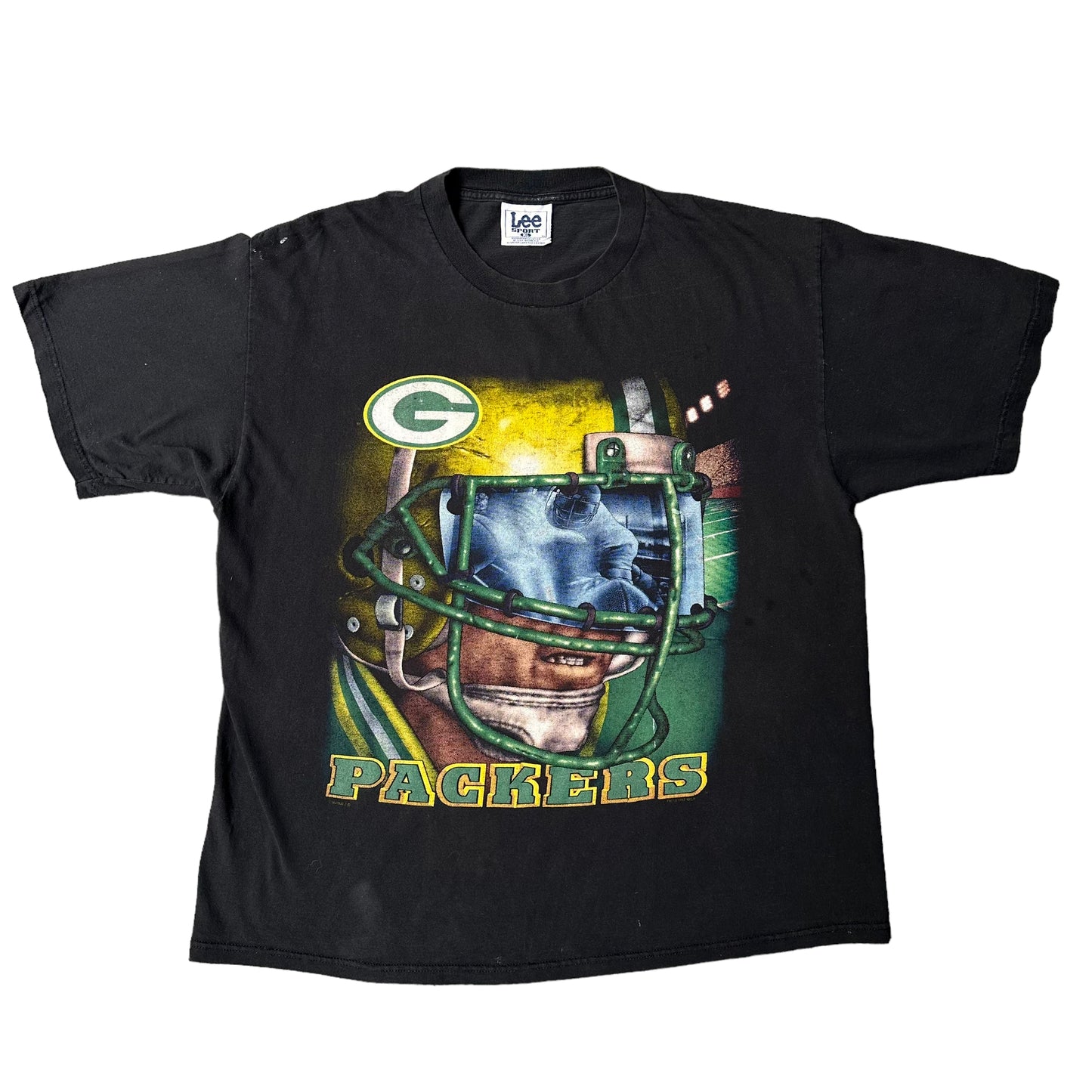 90s Packers helmet tee XL