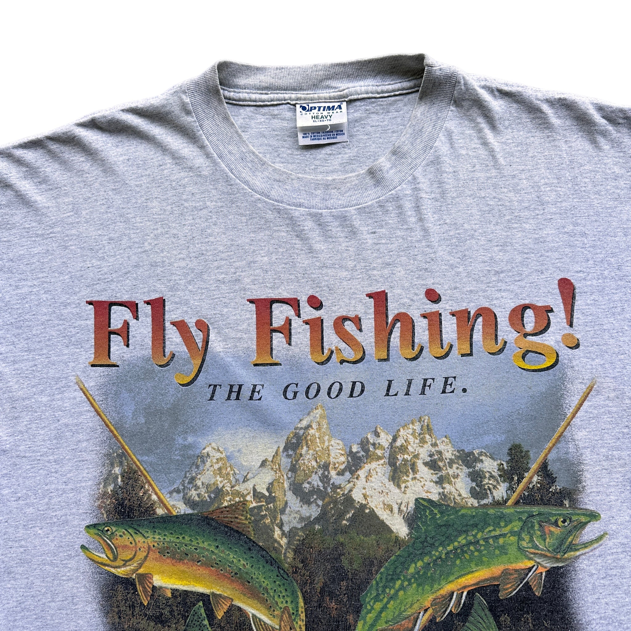 Fly fishing the good life tee XL