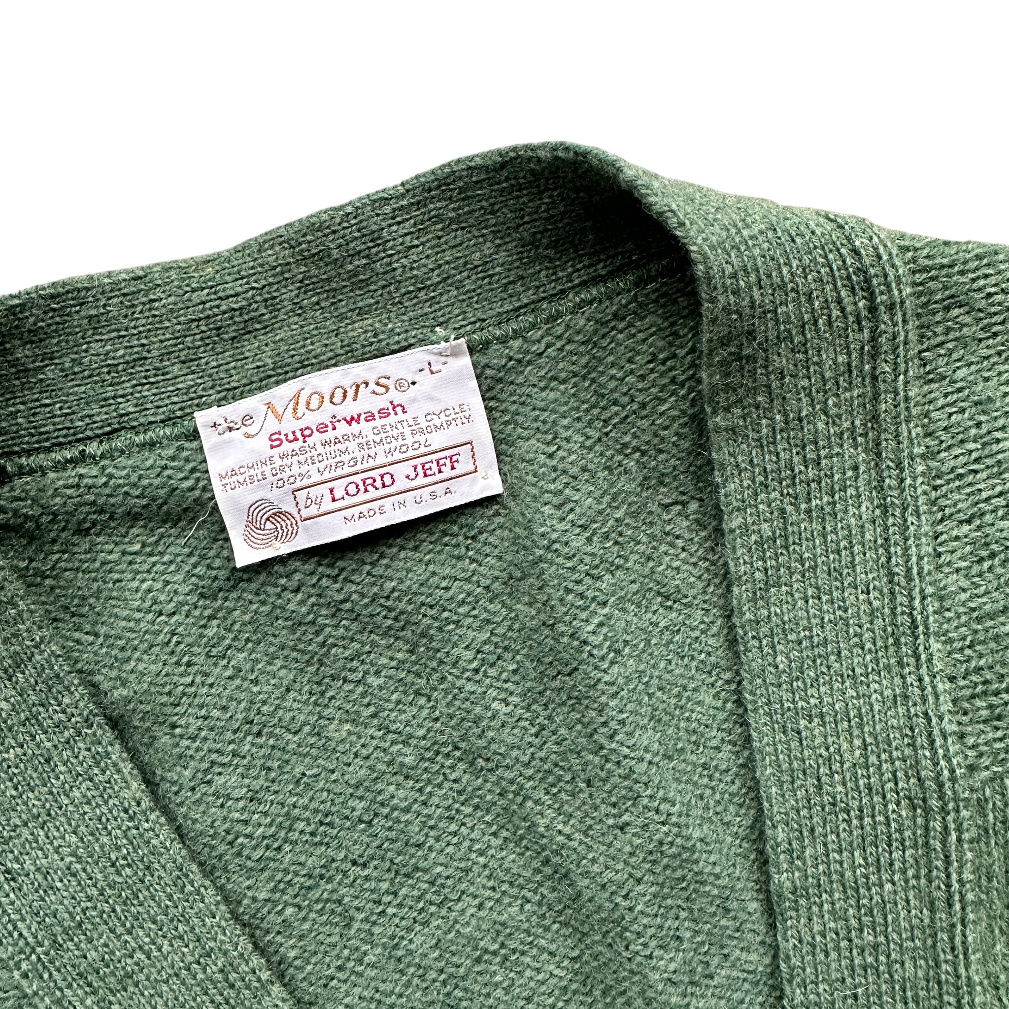 70s Wool cardigan XL