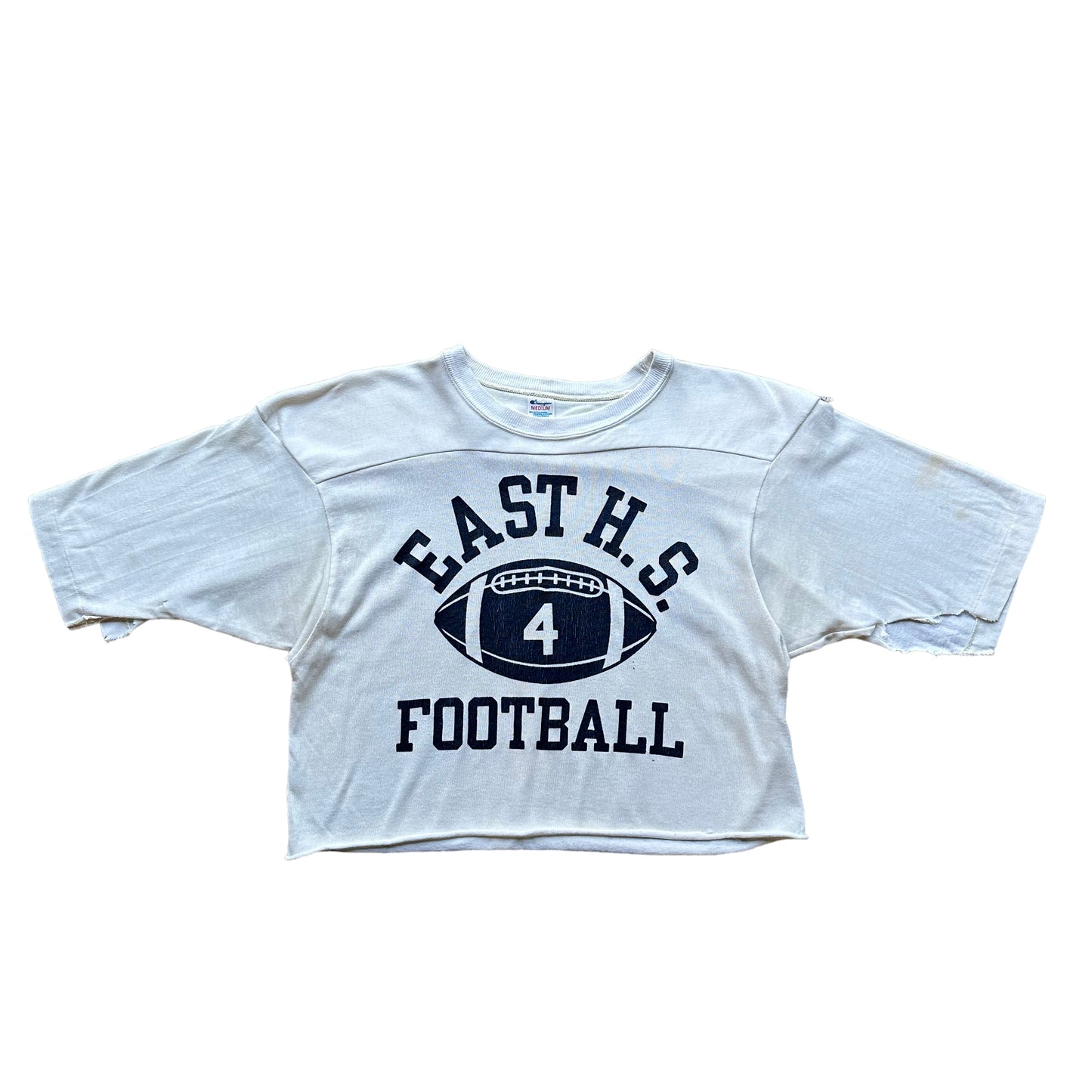 80s Champion crop top football