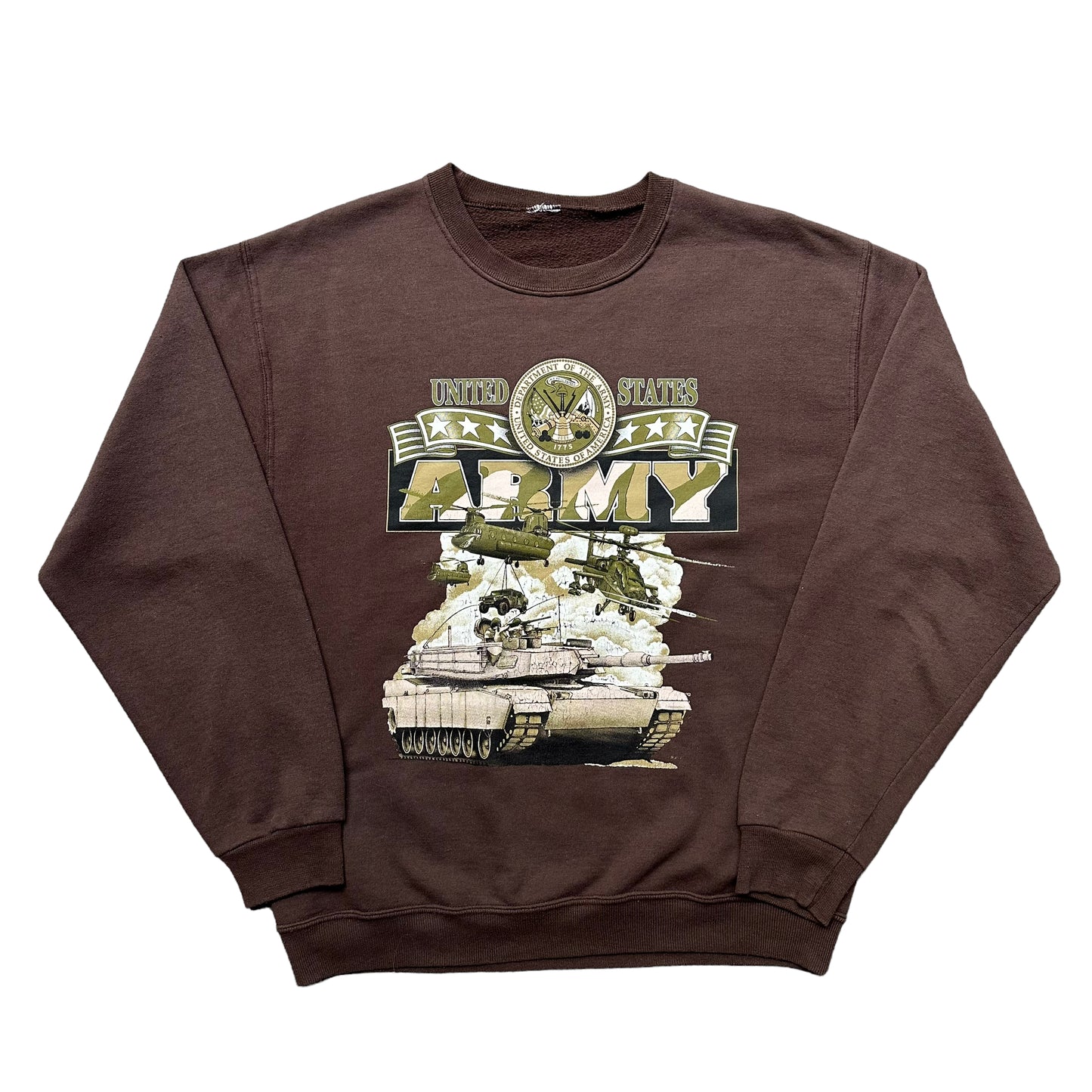 Spooky Y2K Army tank sweatshirt M/L