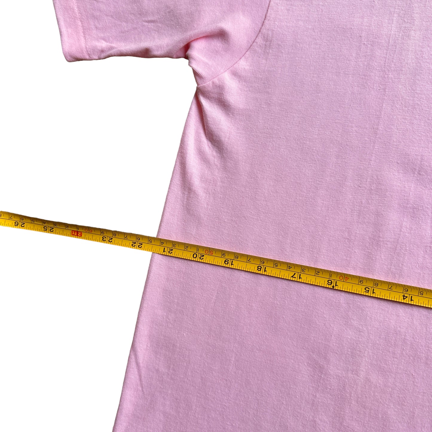 90s Pink hanes blank tee M/L