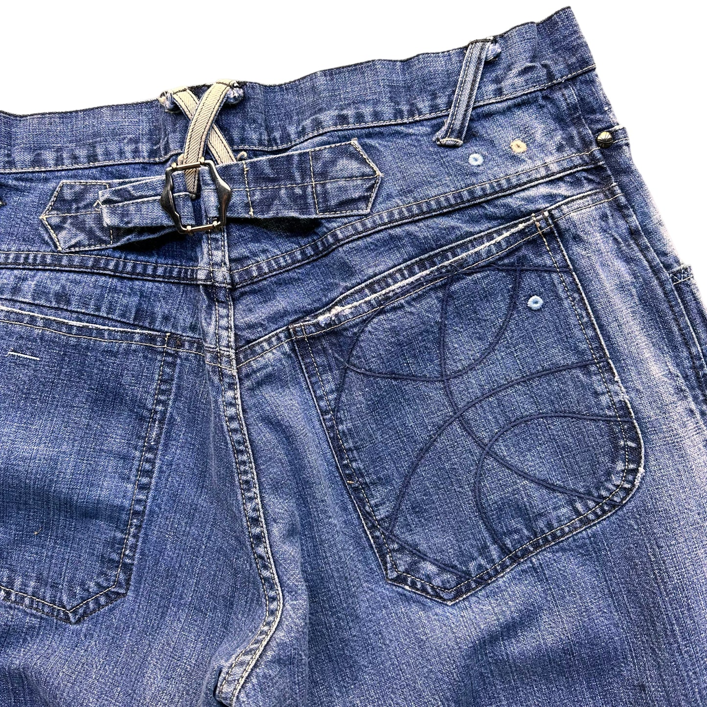 2005 Jordan buckle back denim  34/34