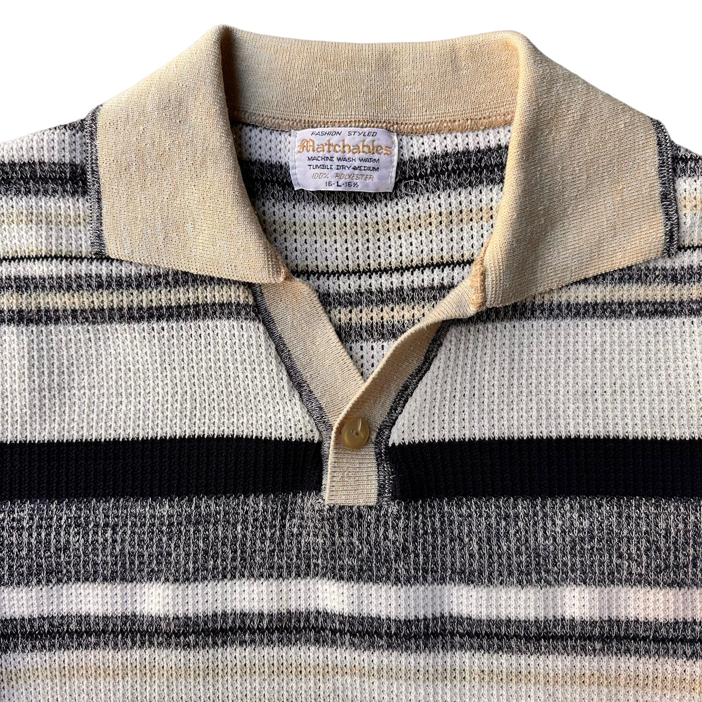 70s Knit polo  S/M fit