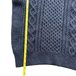 Noah wool hooded fisherman’s sweater medium