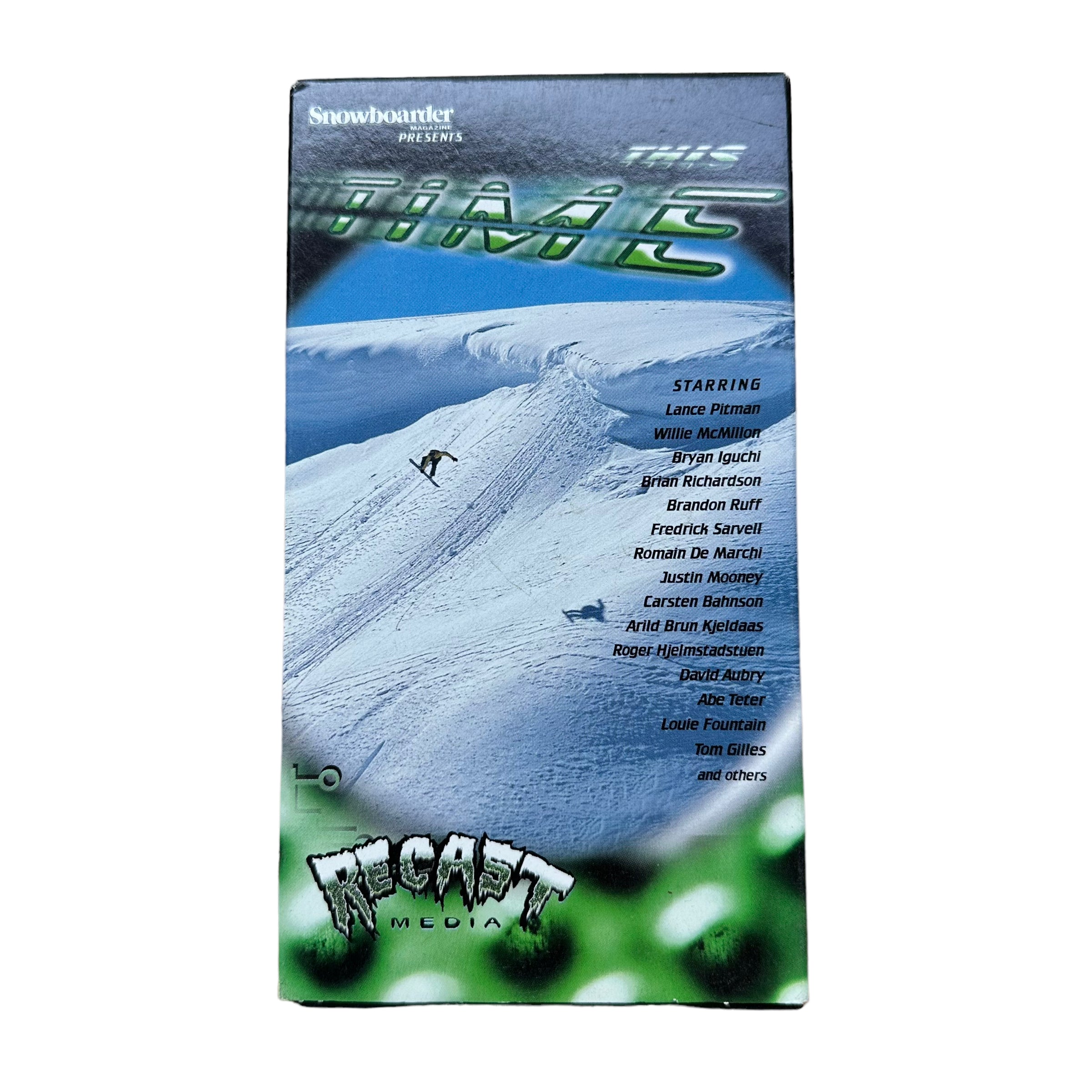 This time snowboarder vhs – Vintage Sponsor