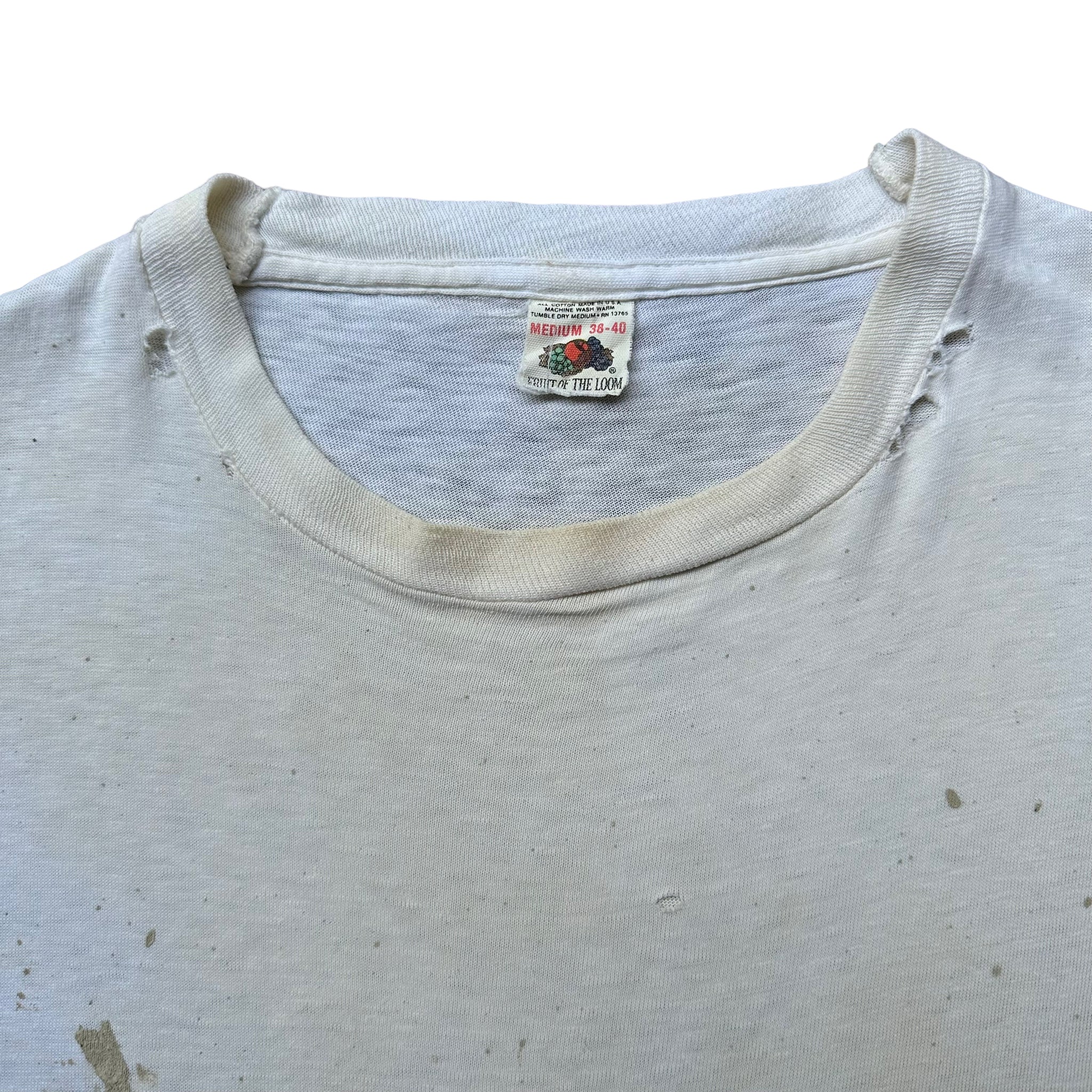 70s Thrashed fruit of the loom tee small