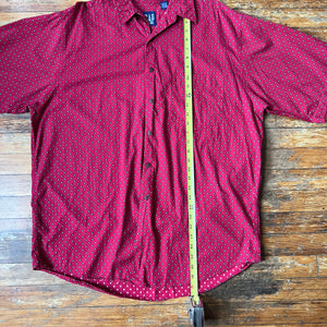 90s GAP Patterned Button Up XL
