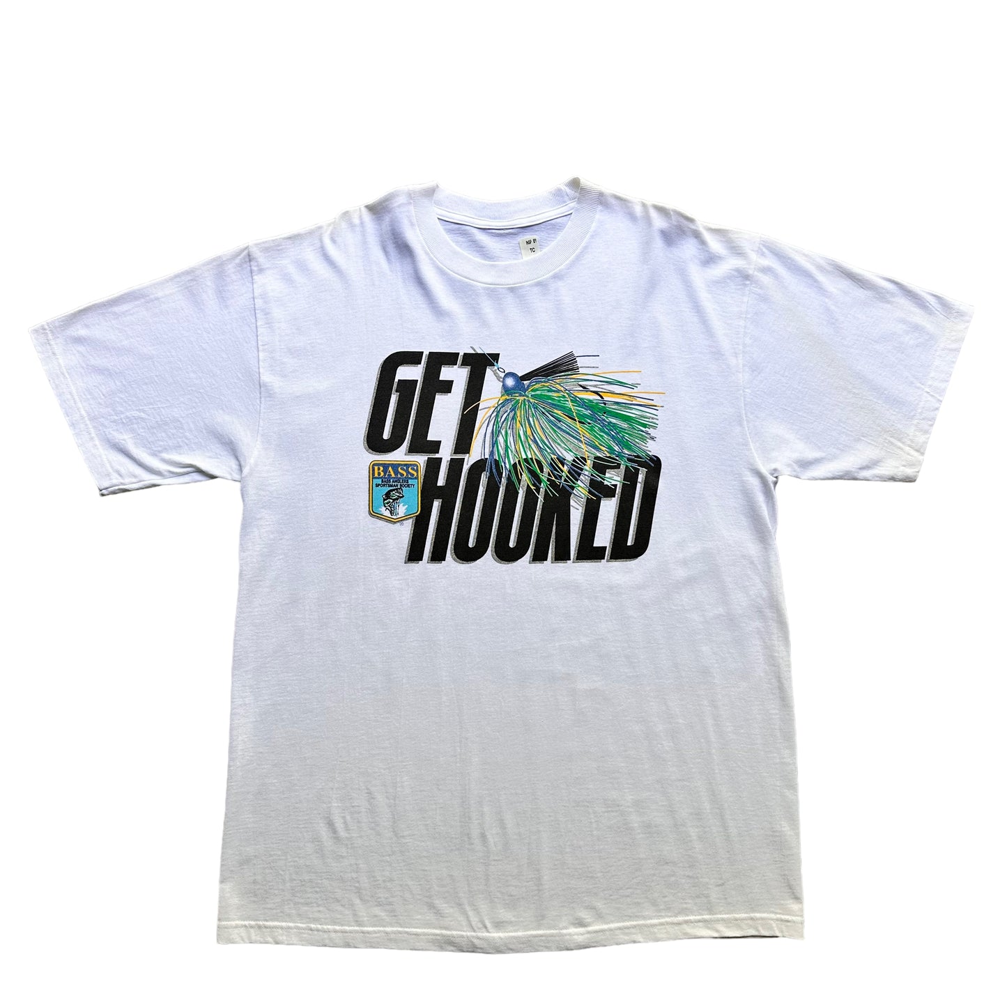 Get hooked bass tee L/XL