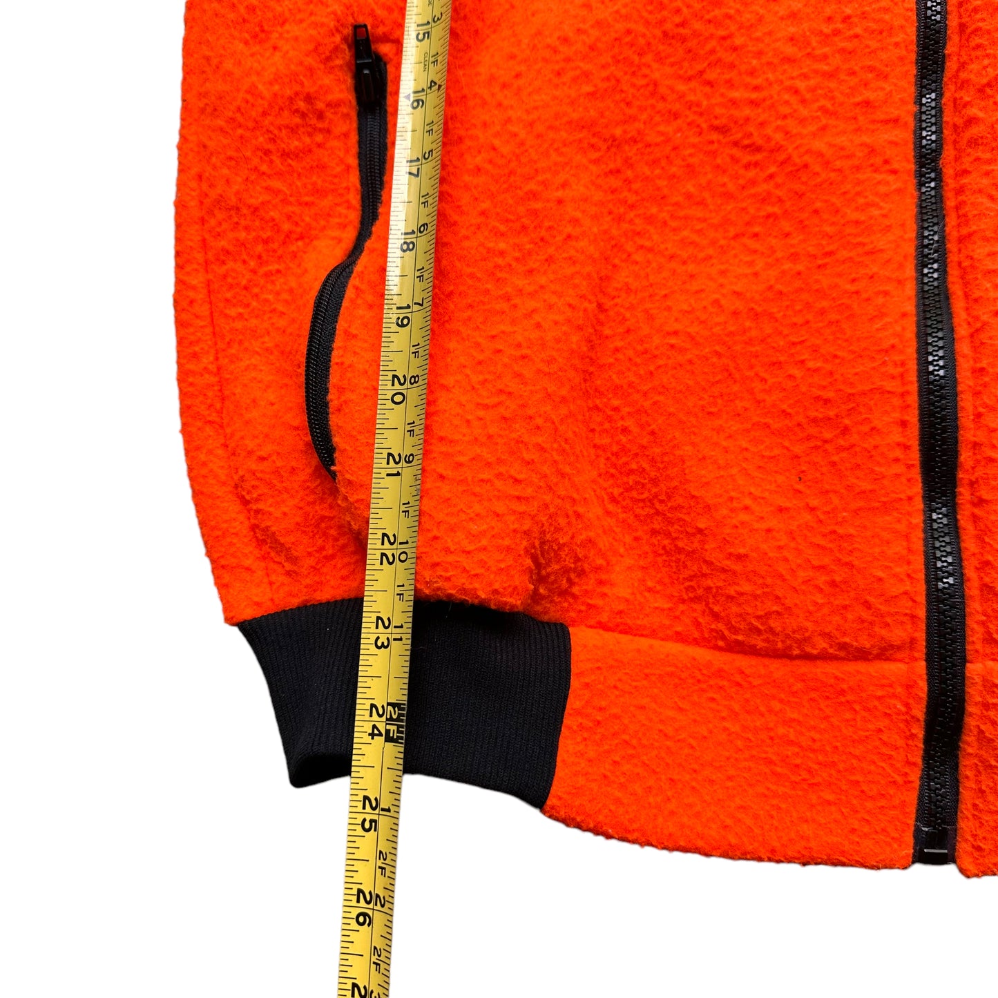 Cabelas blaze orange fleece hood medium