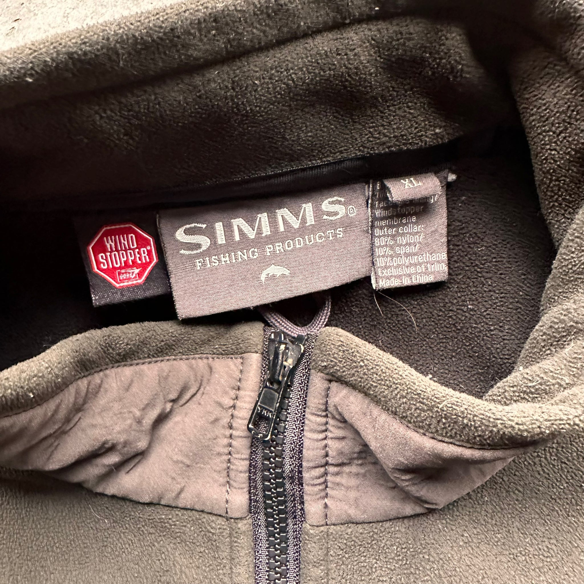 Simms fishing fleece Xzl – Vintage Sponsor