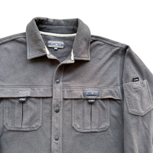 90s OP fleece cape pocket shirt XL