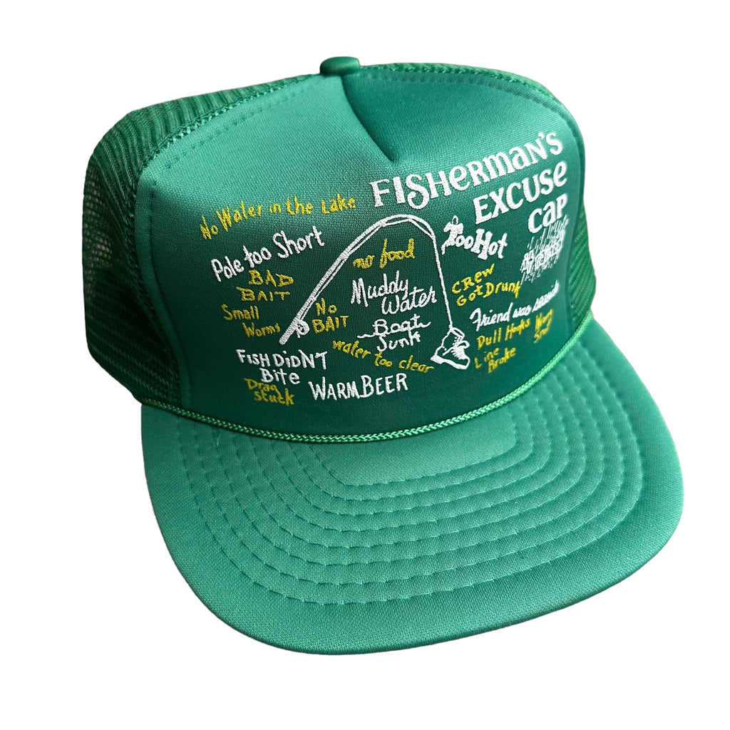 Fisherman excuses trucker hat