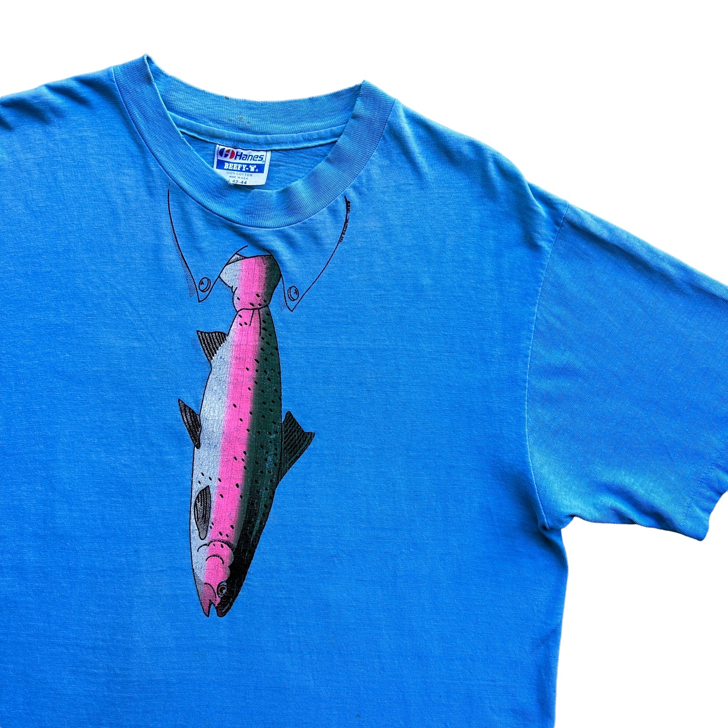 80 Rainbow trout tie fish tee M/L