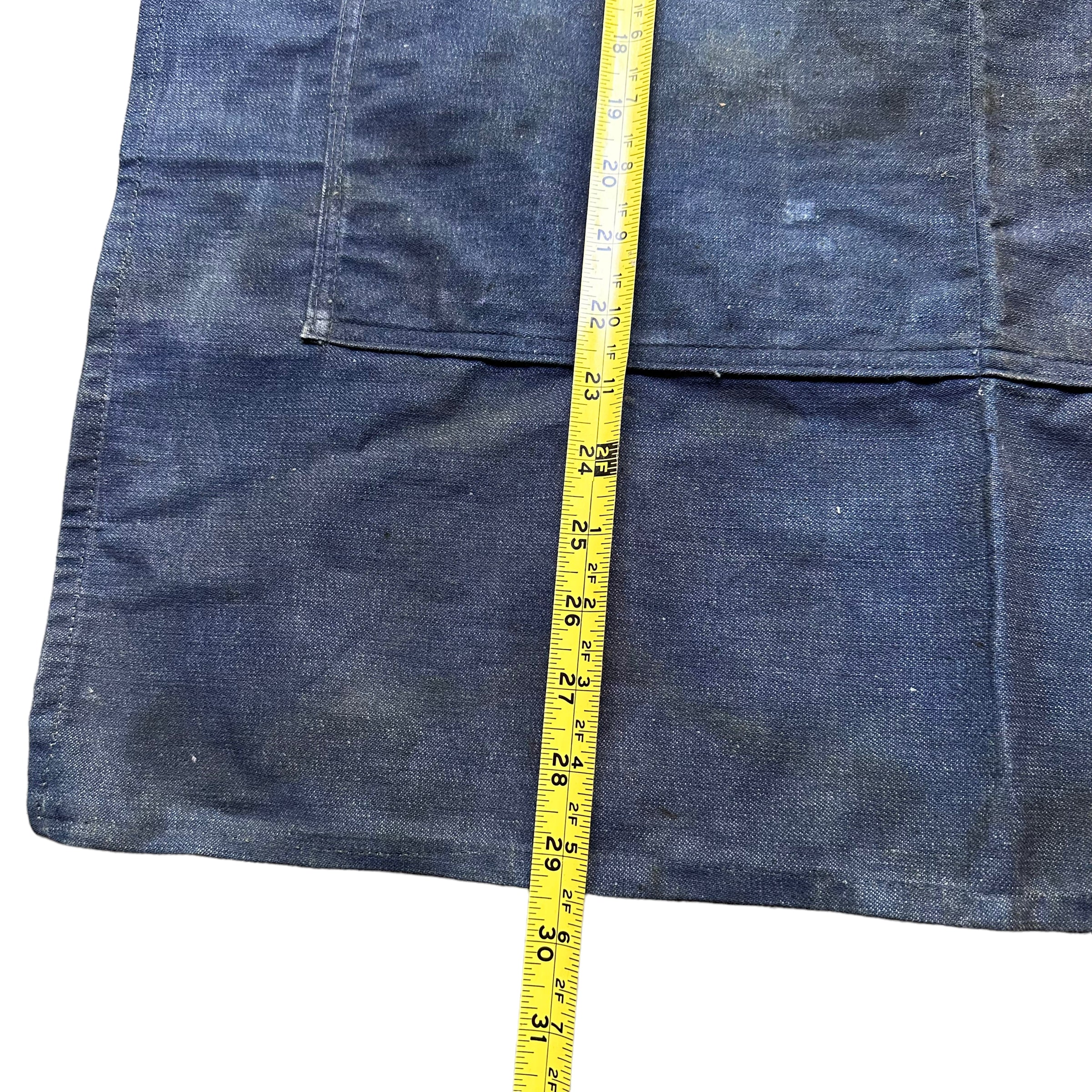 80s Graphic arts denim apron – Vintage Sponsor