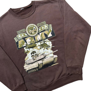 Spooky Y2K Army tank sweatshirt M/L