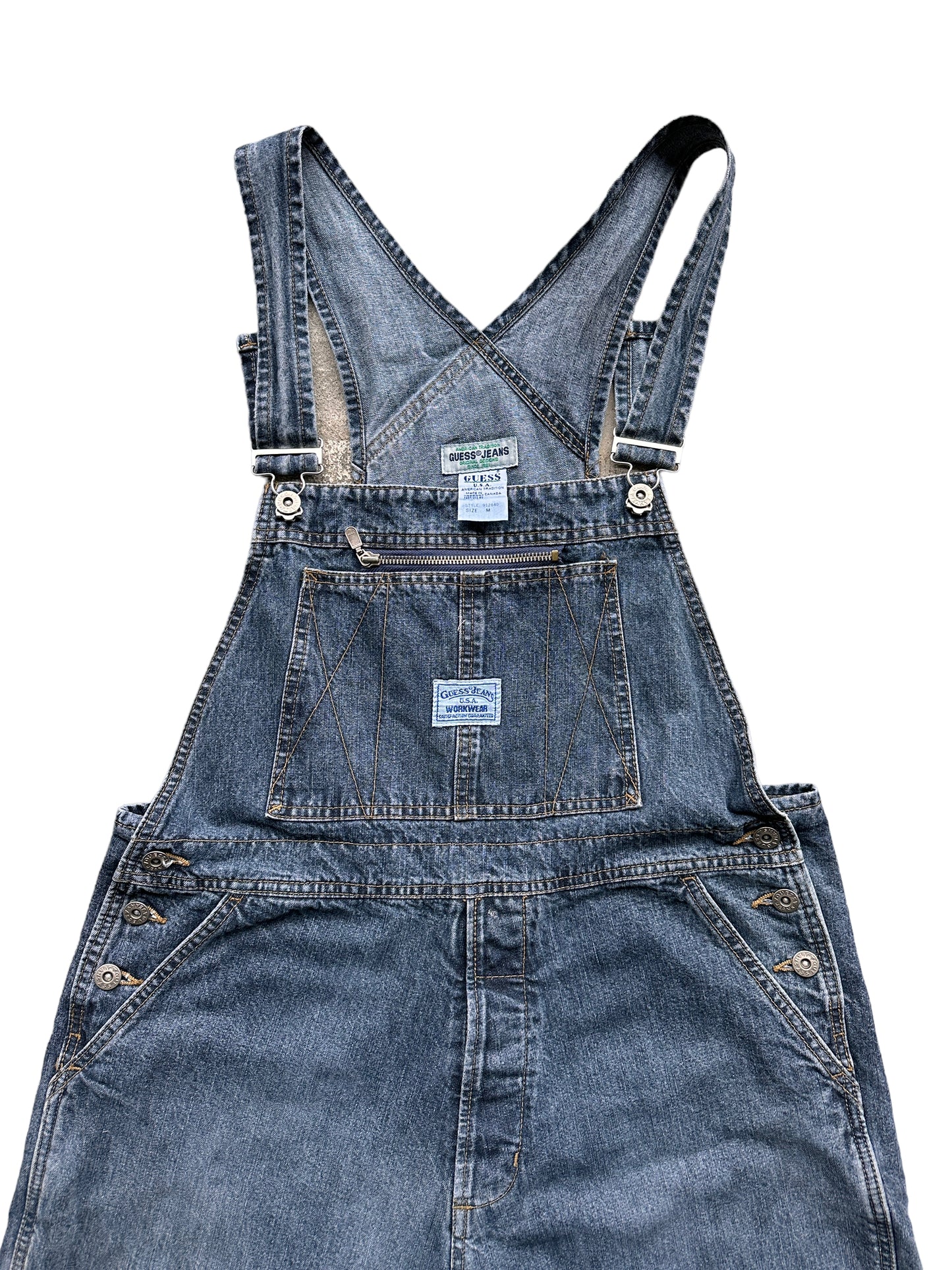 90s Guess overalls medium