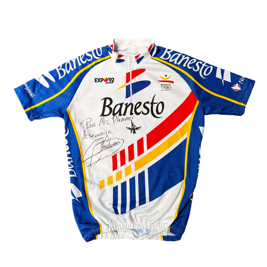 Barnesto jersey signed by Miguel Indurain