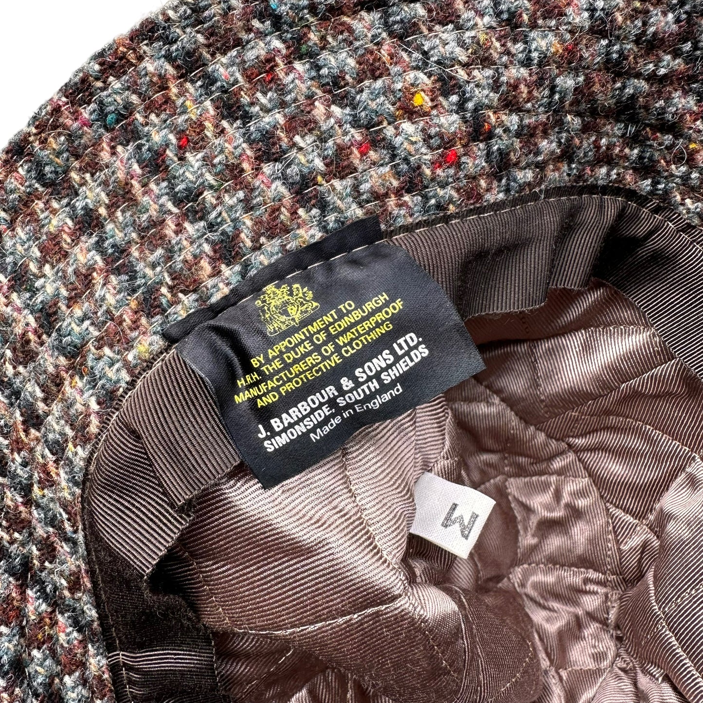 Barbour tweed bucket hat   medium