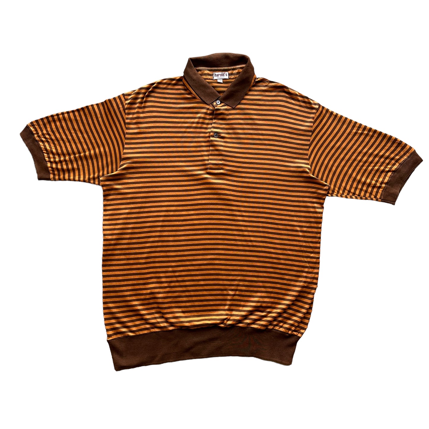 80s Harold’s palermo mercerized cotton polo   medium