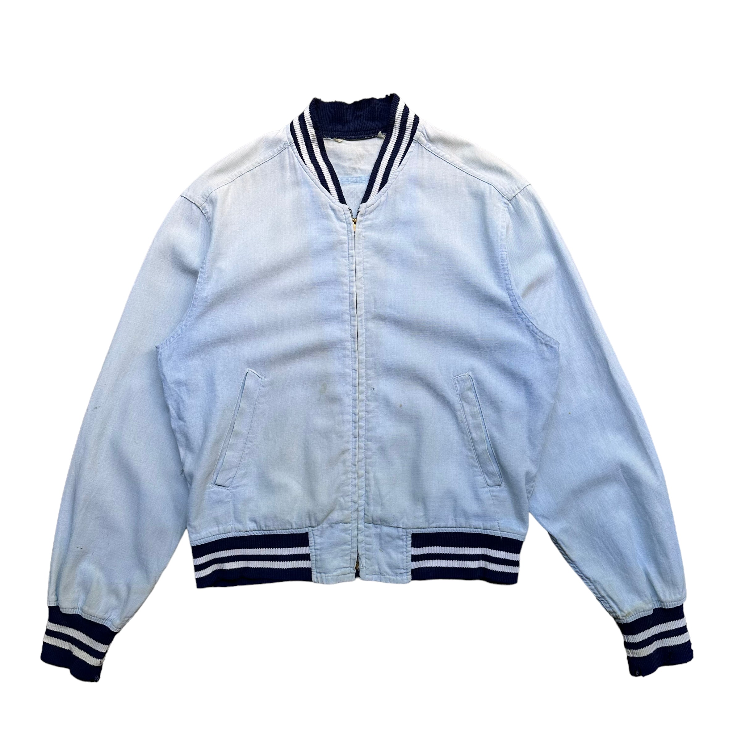 50s vintage cotton jacket 50s light cotton jacket M/L