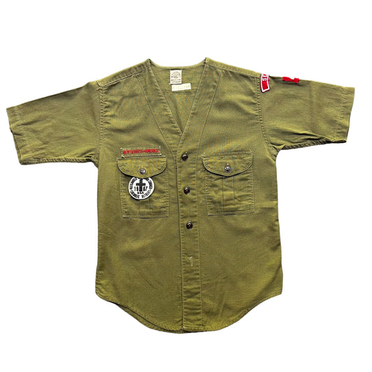 60s Boyscout shirt Xs