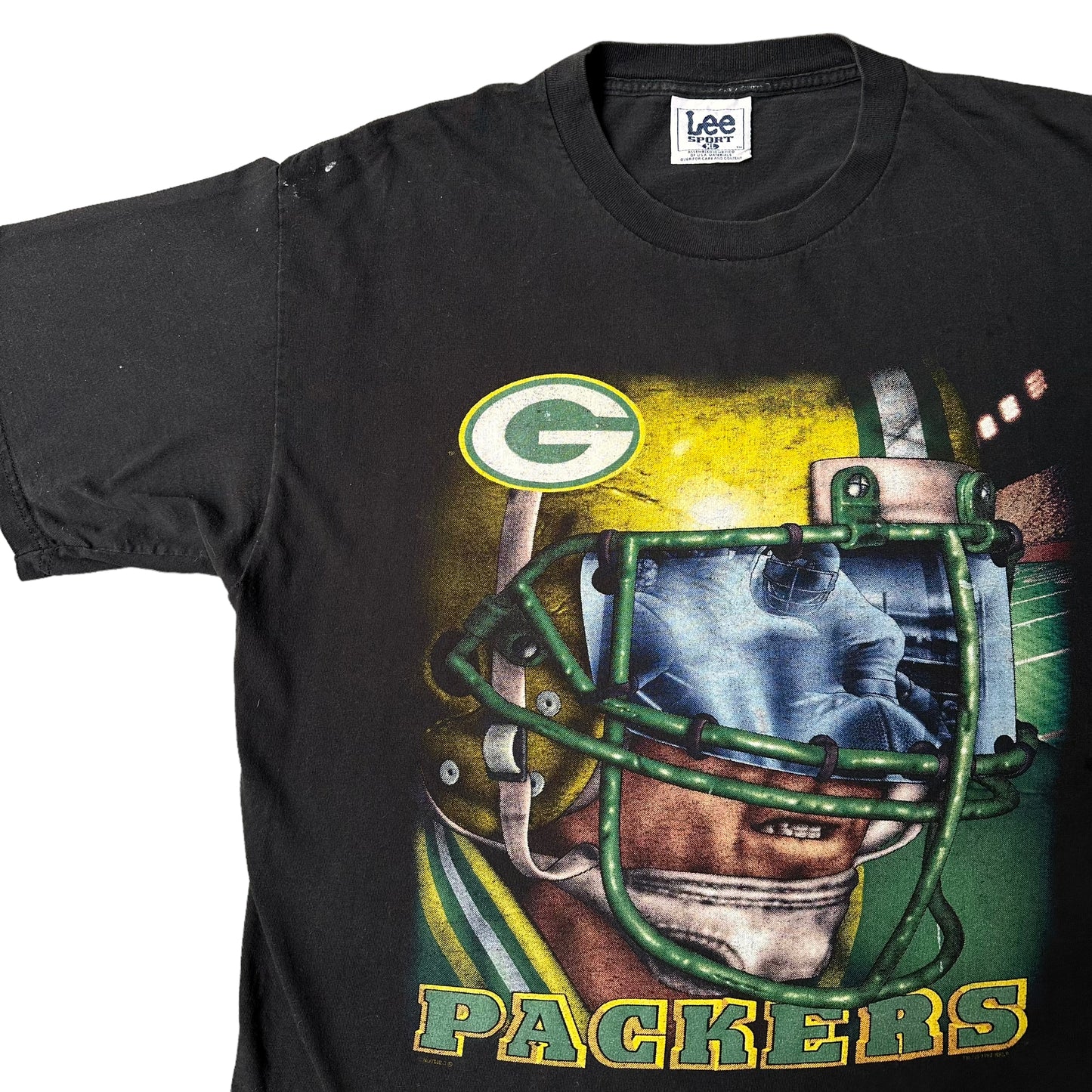 90s Packers helmet tee XL