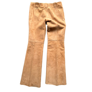 70s JJ Made in canada🇨🇦 suede leather pants 36/36