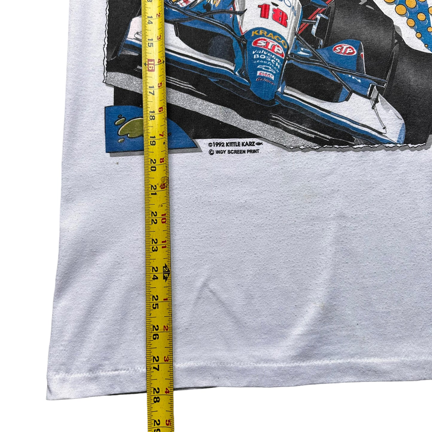 90s indy racing tee small