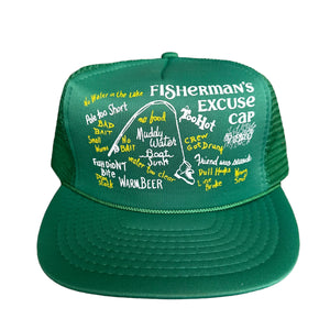 Fisherman excuses trucker hat