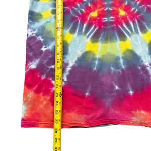 Peace sign tie dye tee large