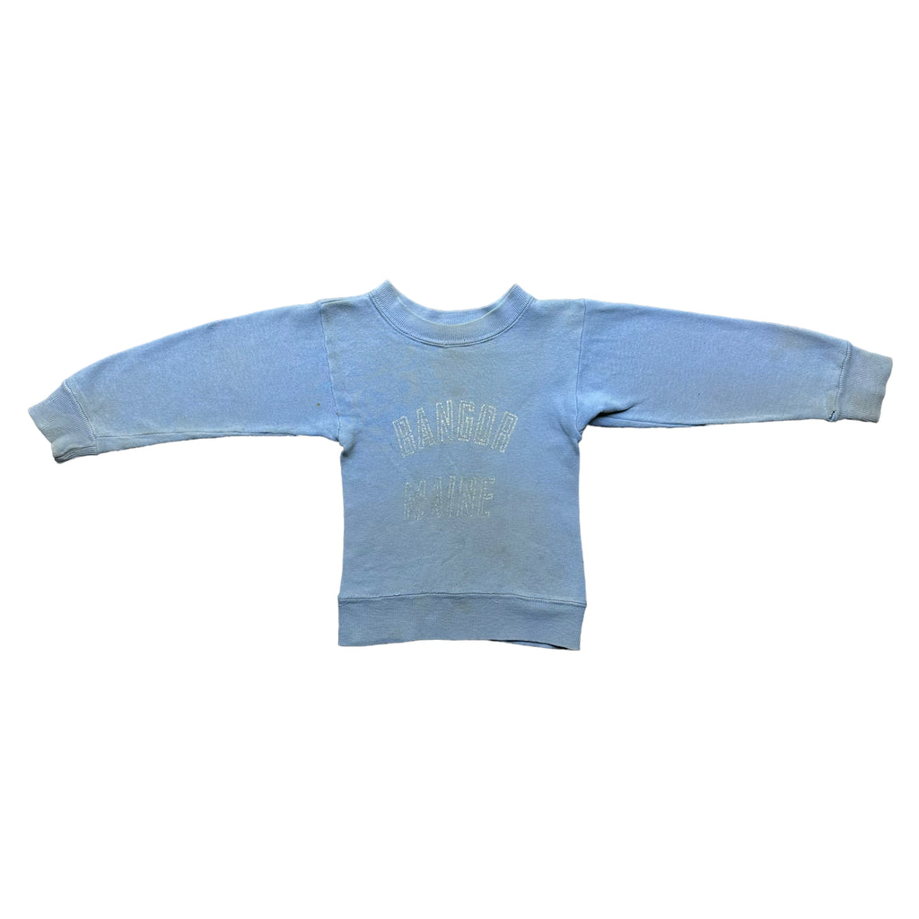 50s Bangor maine toddler sweatshirt