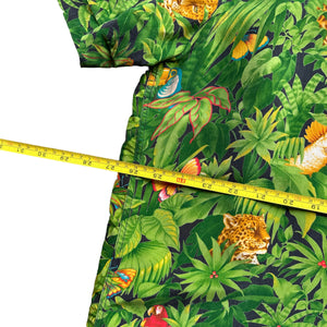 Brioni rayon jungle shirt XL