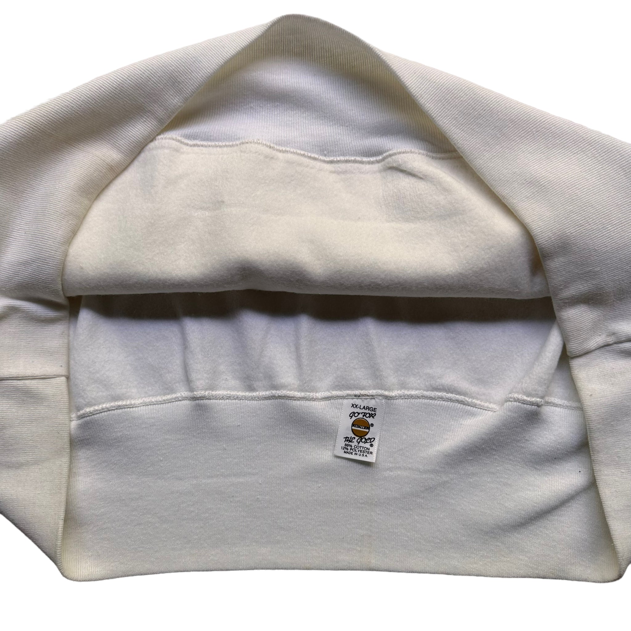 90s african american college alliance hooded sweatshirt - size XXL