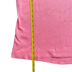 80s Pink pocket tee small