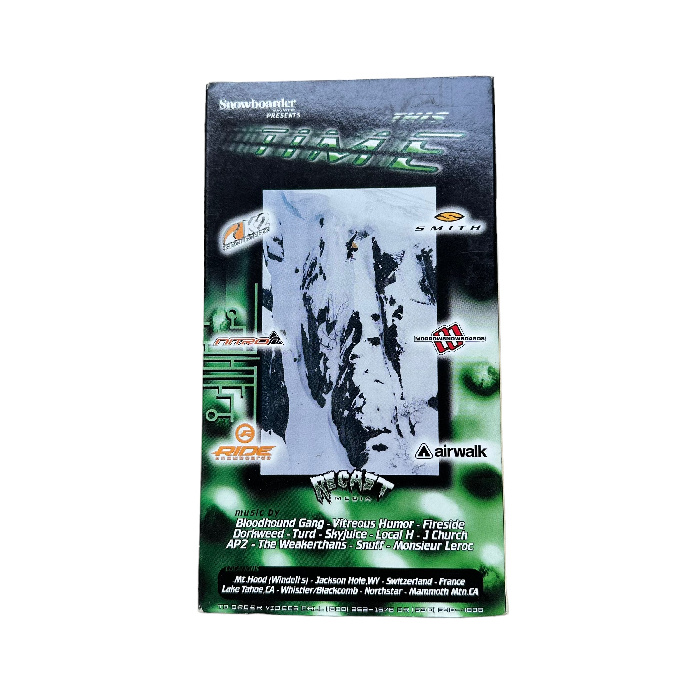 This time snowboarder vhs – Vintage Sponsor