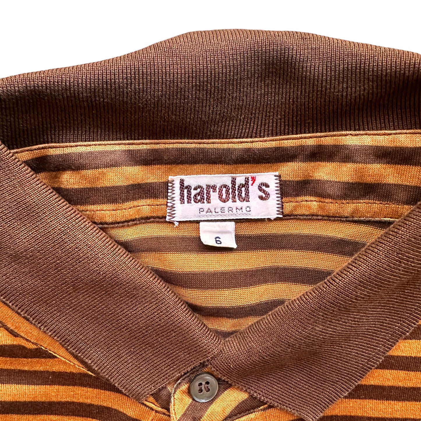 80s Harold’s palermo mercerized cotton polo   medium